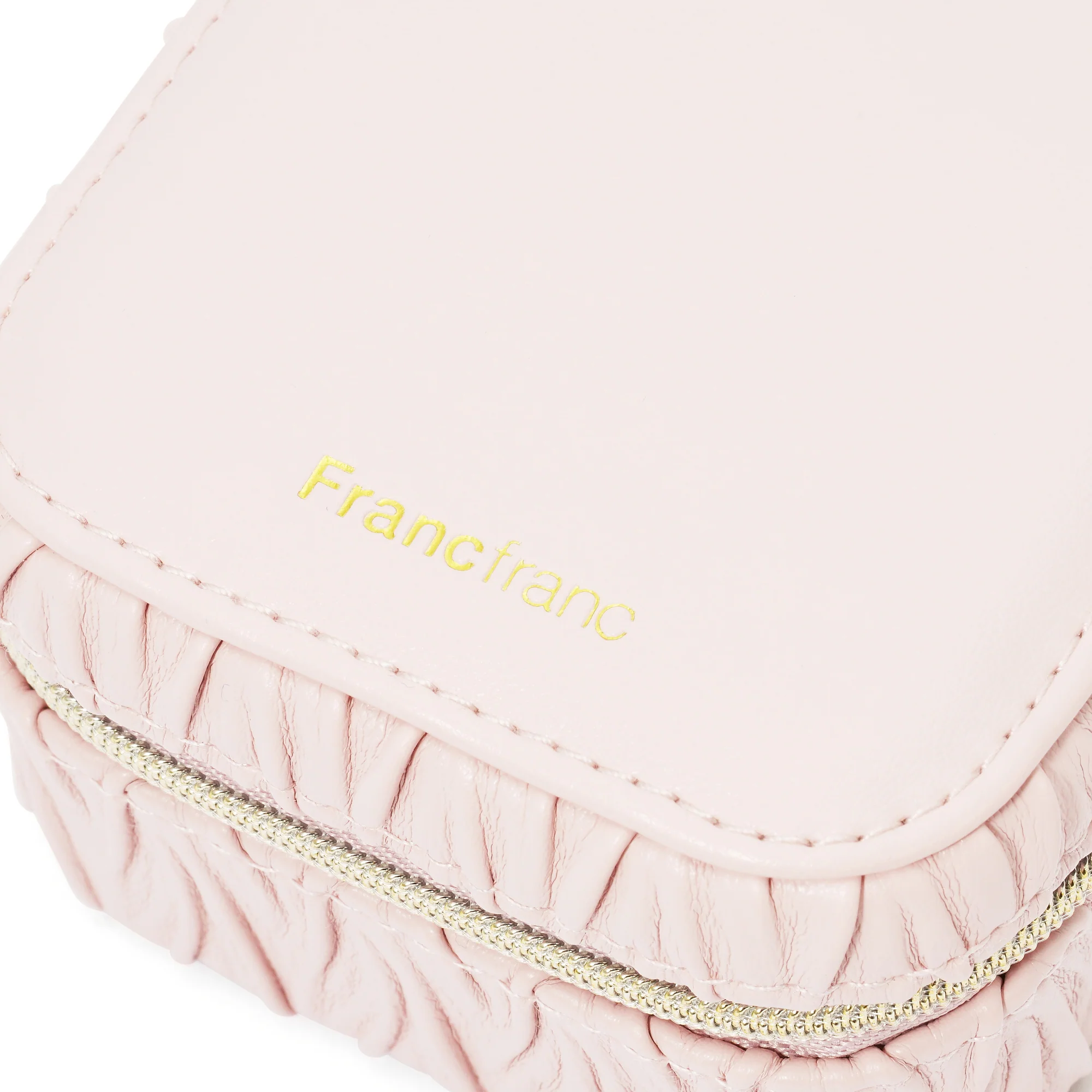 エンボス トラベルジュエリーボックス S ピンク - Image 5