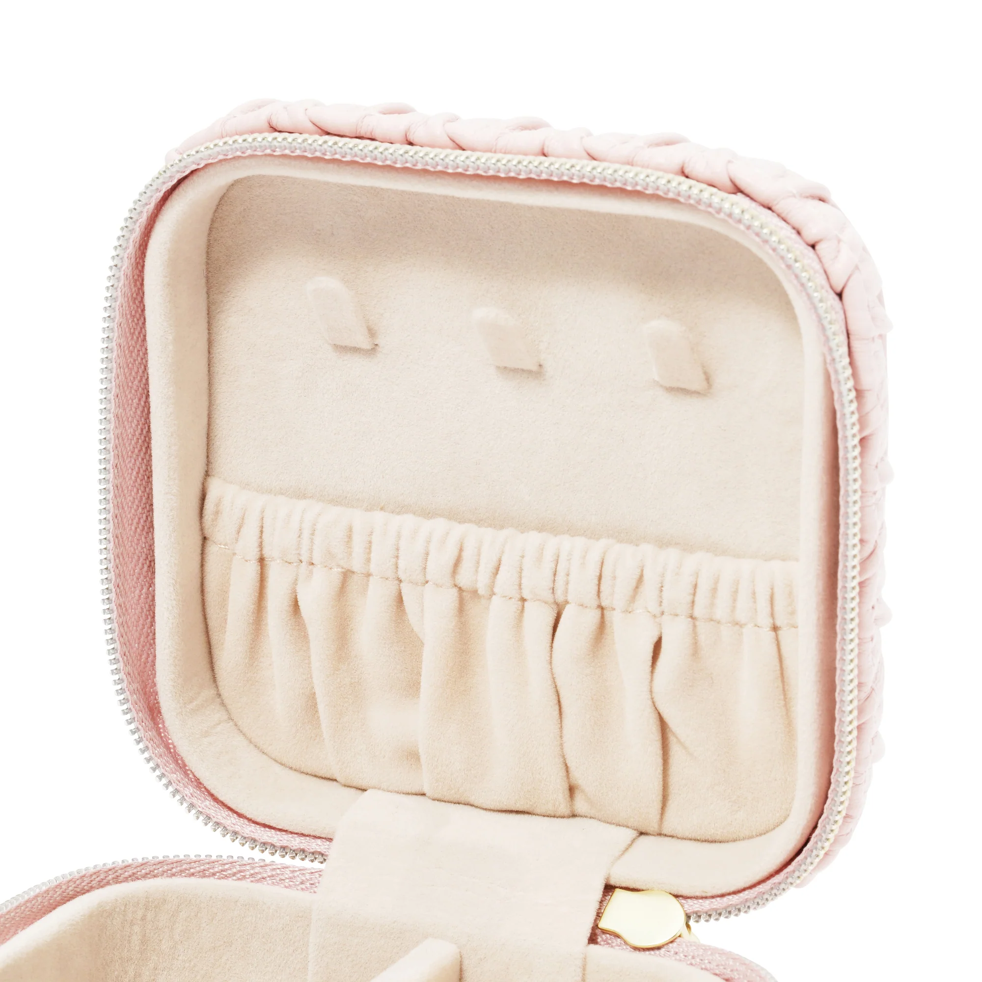 エンボス トラベルジュエリーボックス S ピンク - Image 8