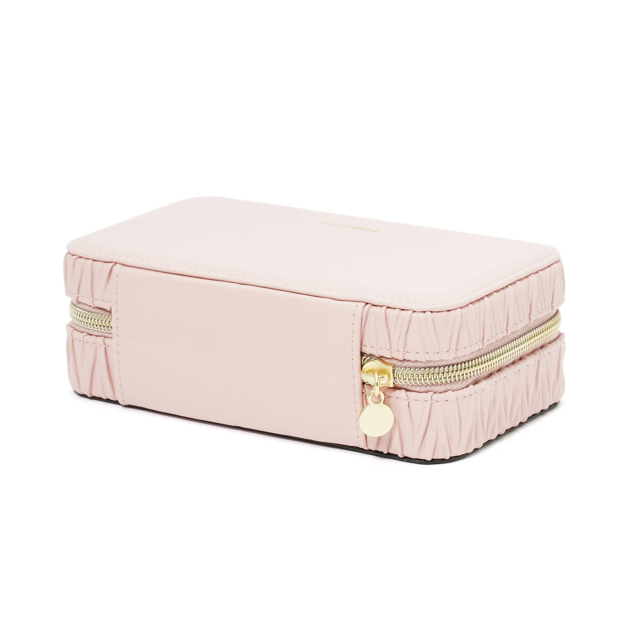 エンボス トラベルジュエリーボックス M ピンク - Image 3