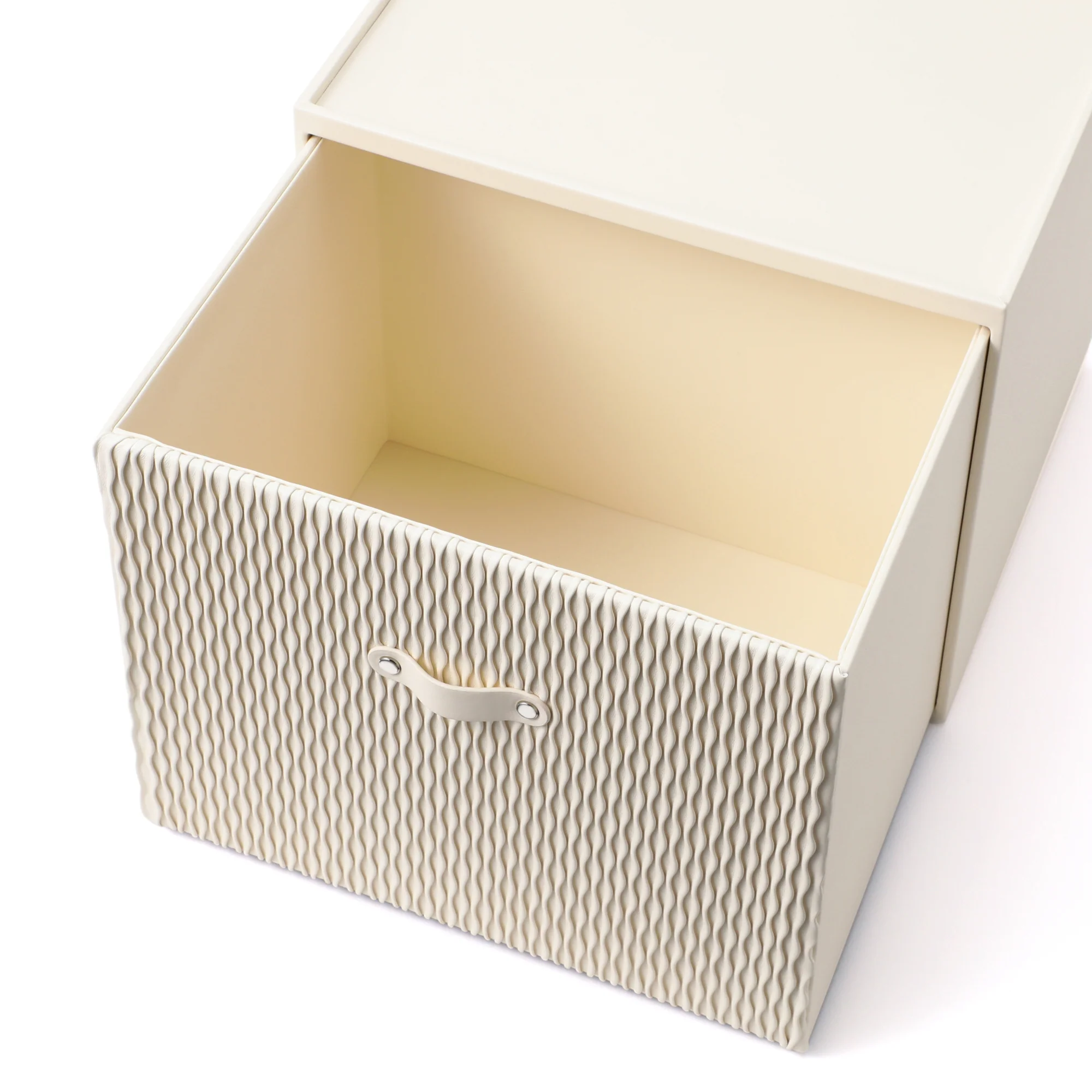 ウェーブ スタッキングドロワー L アイボリー - Image 11