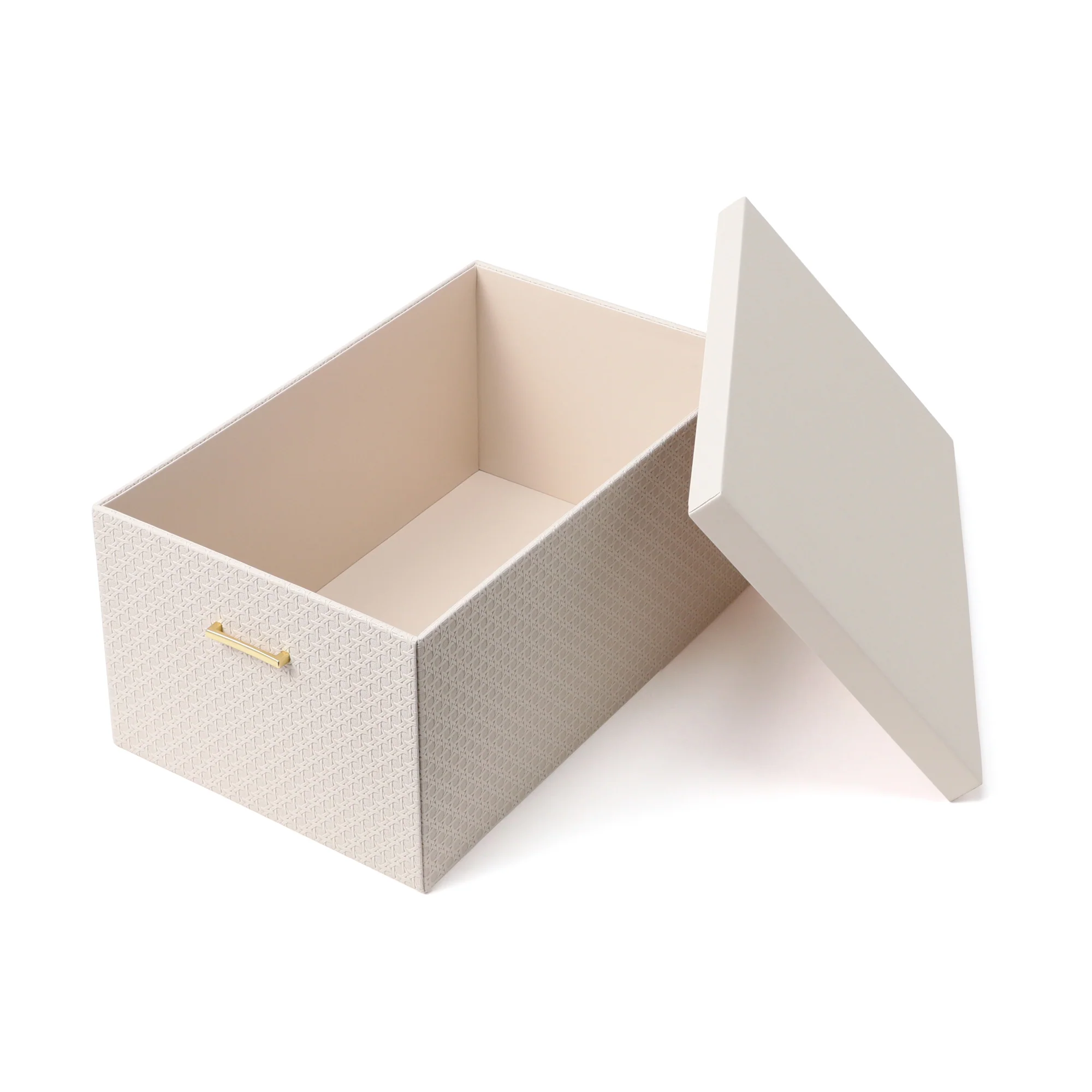 【EC限定】エンボス 大型ボックス L アイボリー - Image 12