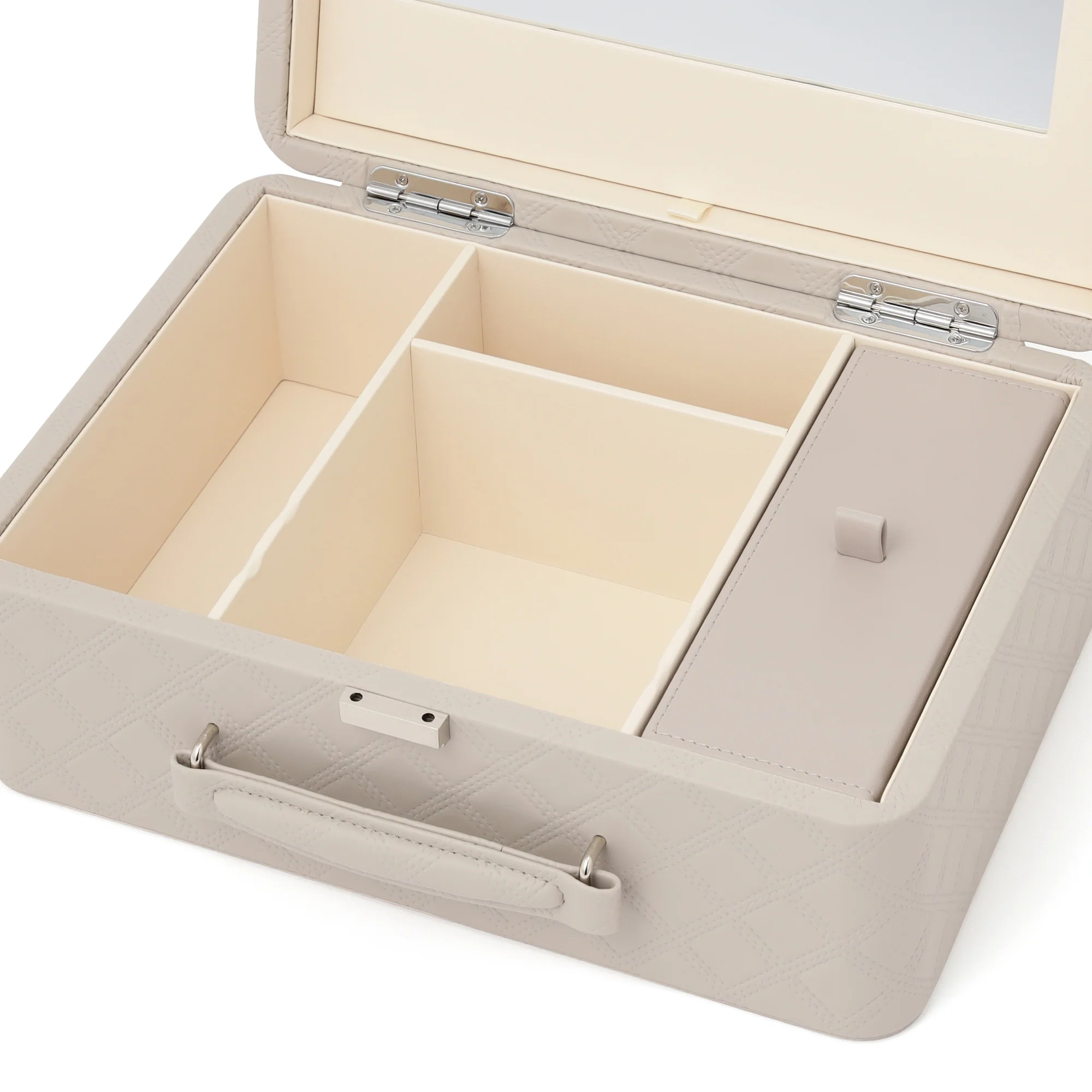 キルト コスメボックス  グレー - Image 9