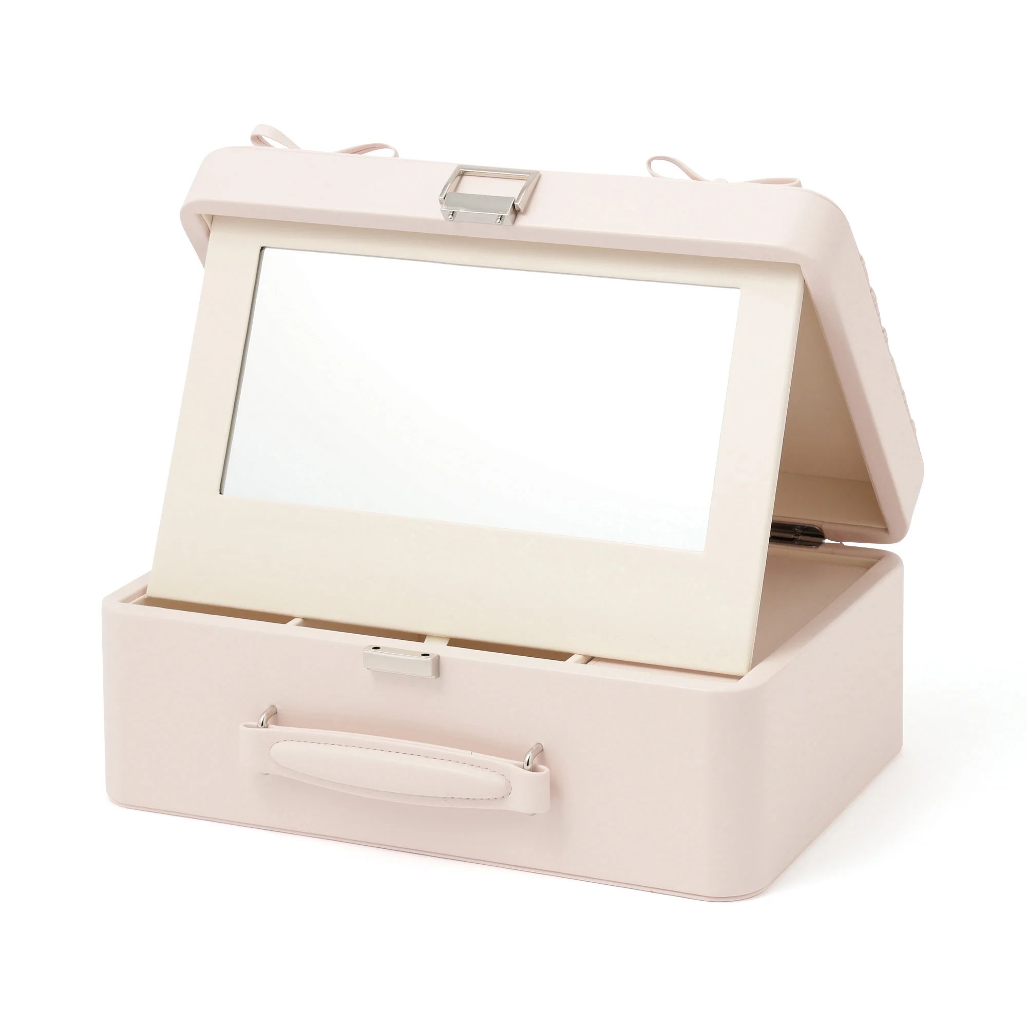 リボン コスメボックス  ライトピンク - Image 11