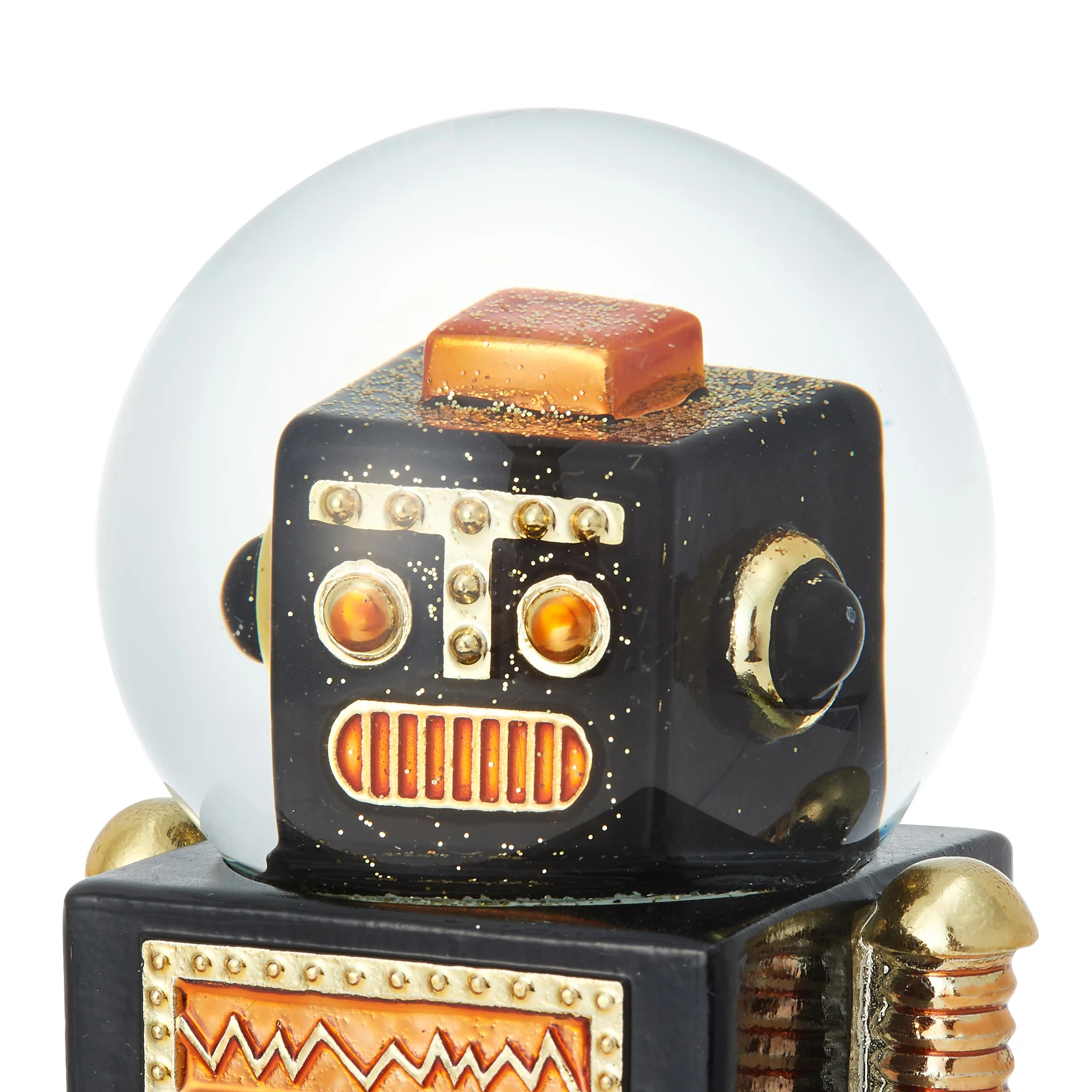 スノードーム ロボット M ブラック - Image 4