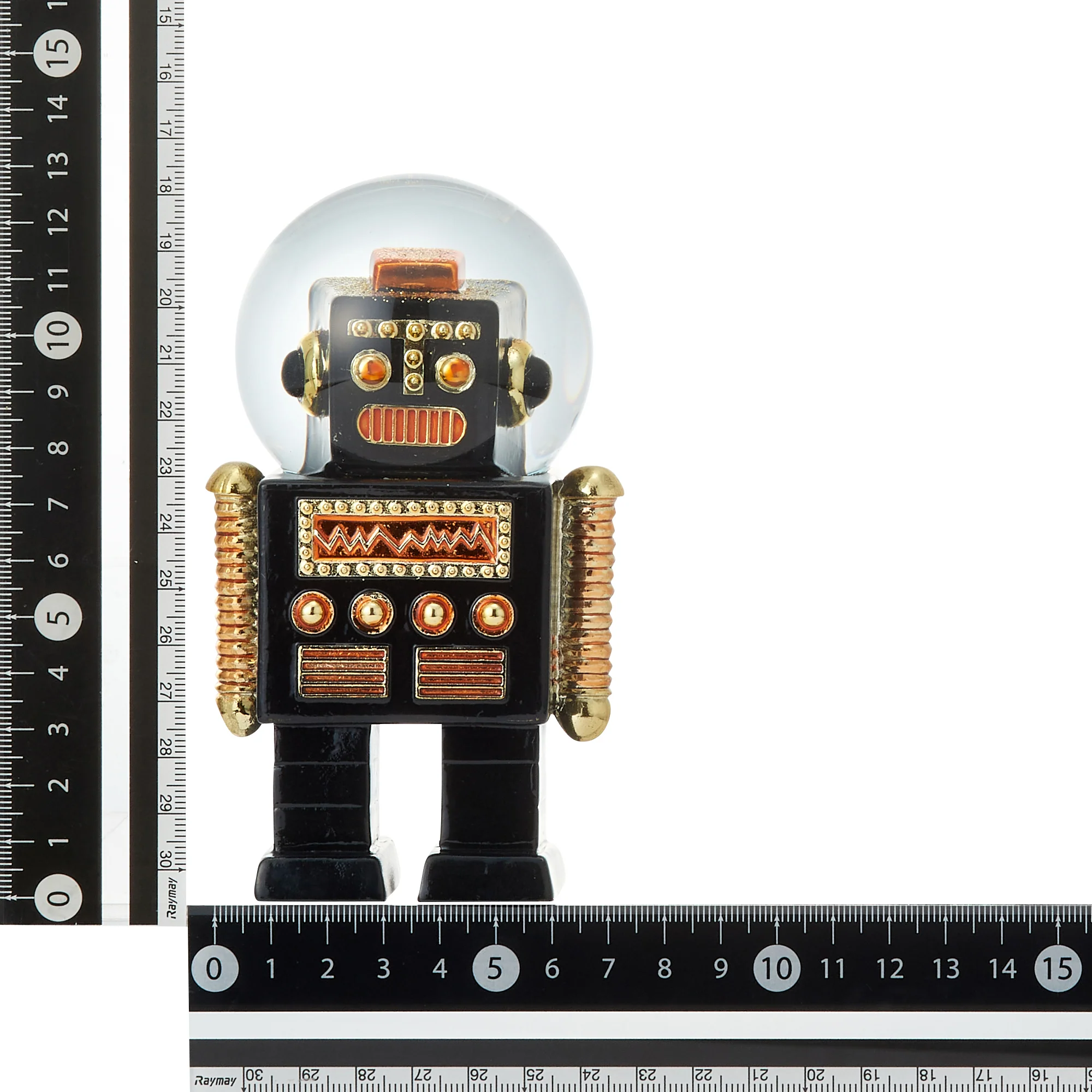 スノードーム ロボット M ブラック - Image 7