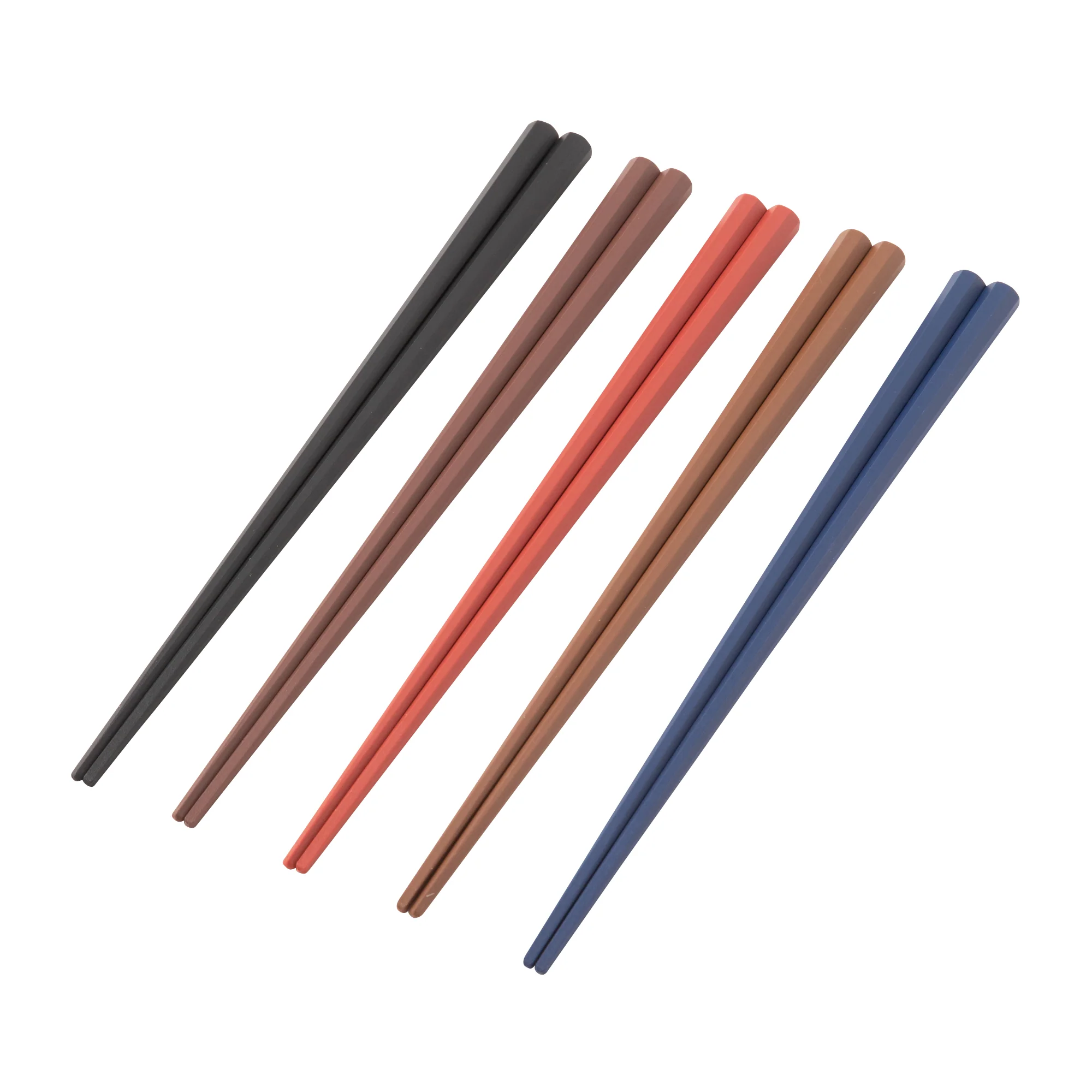 彩り八角PBT箸 23cm （5組セット） - Image 2