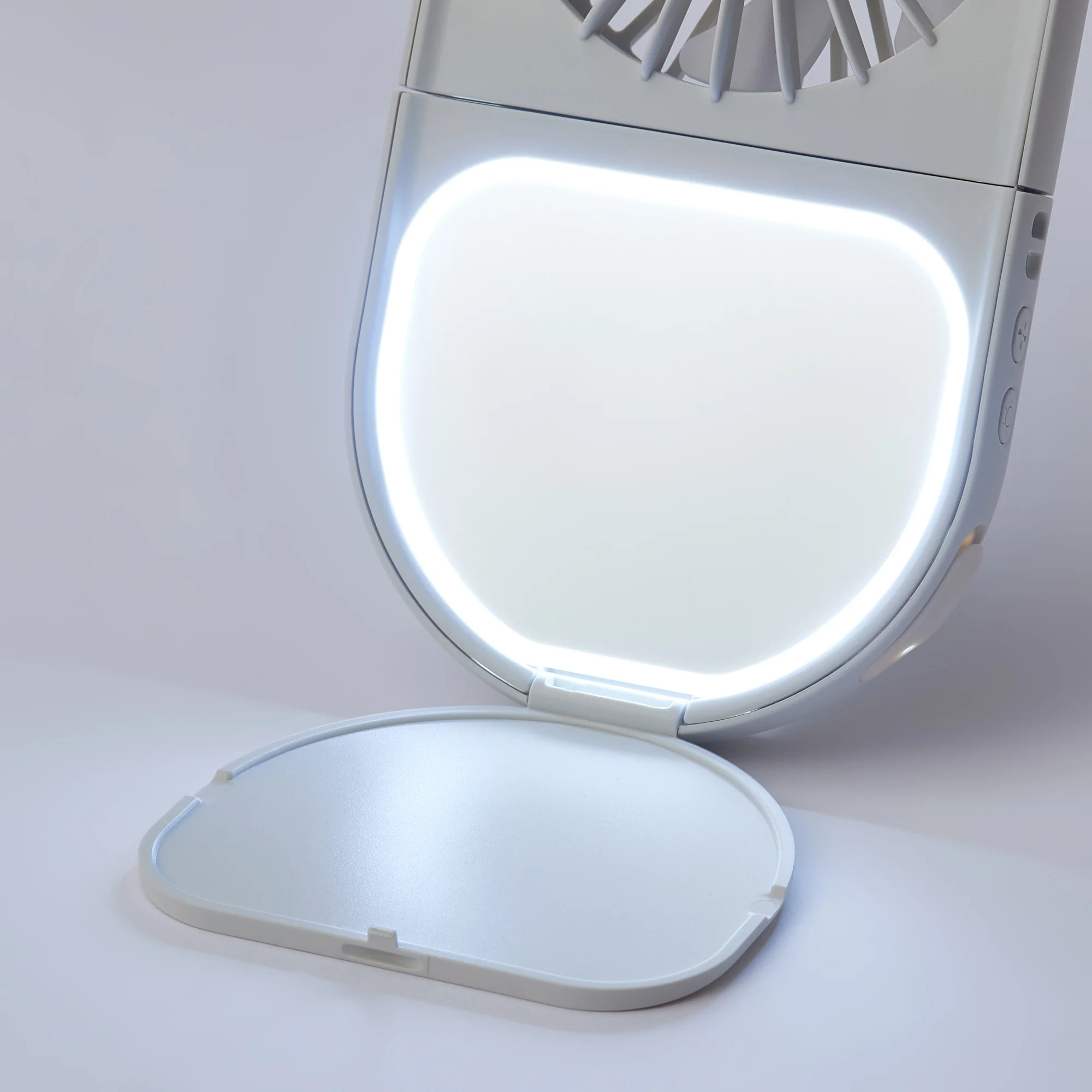 LEDミラー付スリムファン ホワイト - Image 2