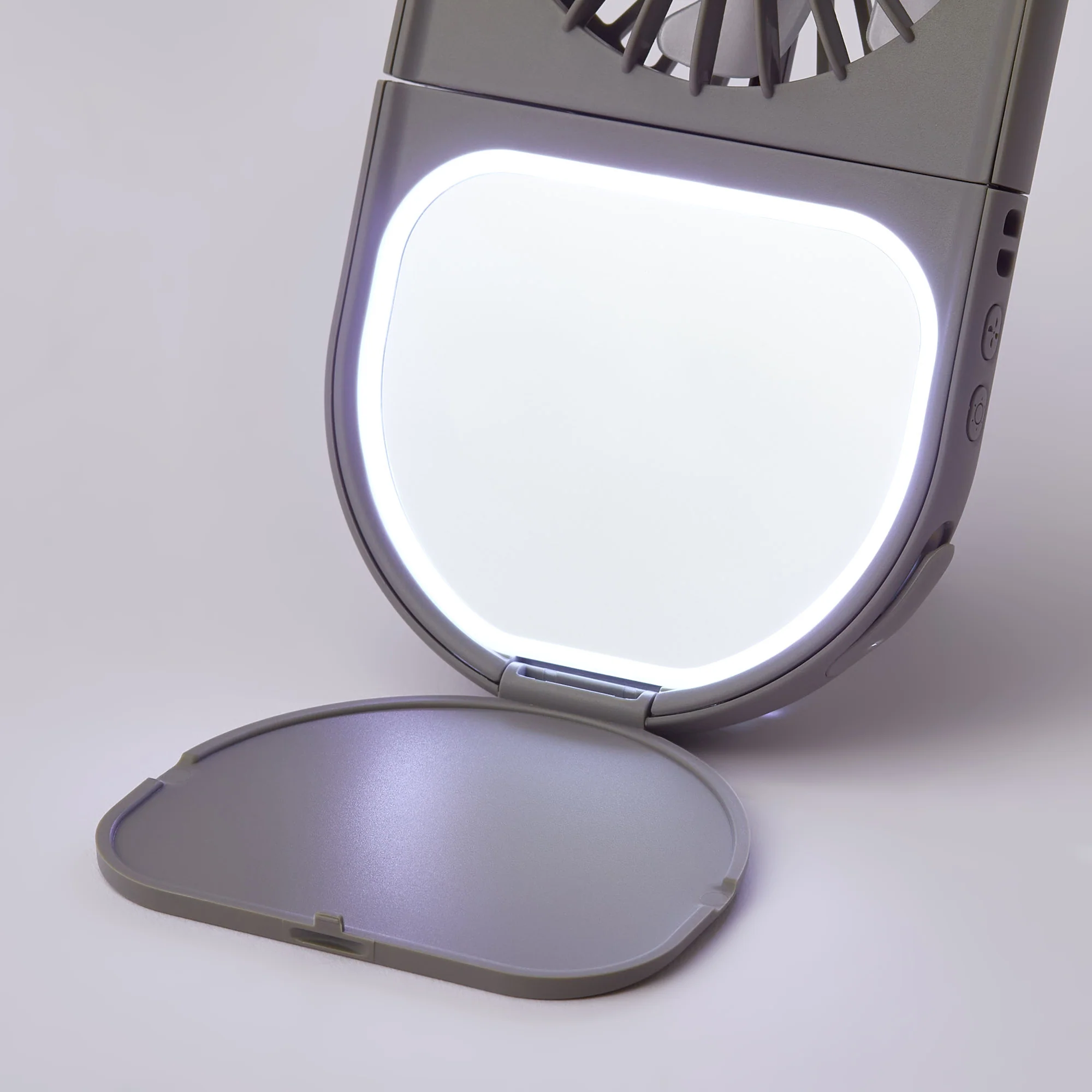 LEDミラー付スリムファン グレー - Image 3