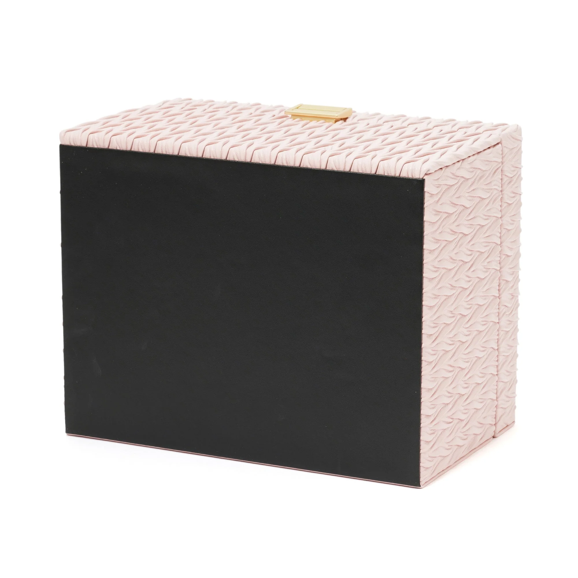 【EC限定・アウトレット品】エンボス ジュエリーボックス L ピンク - Image 5